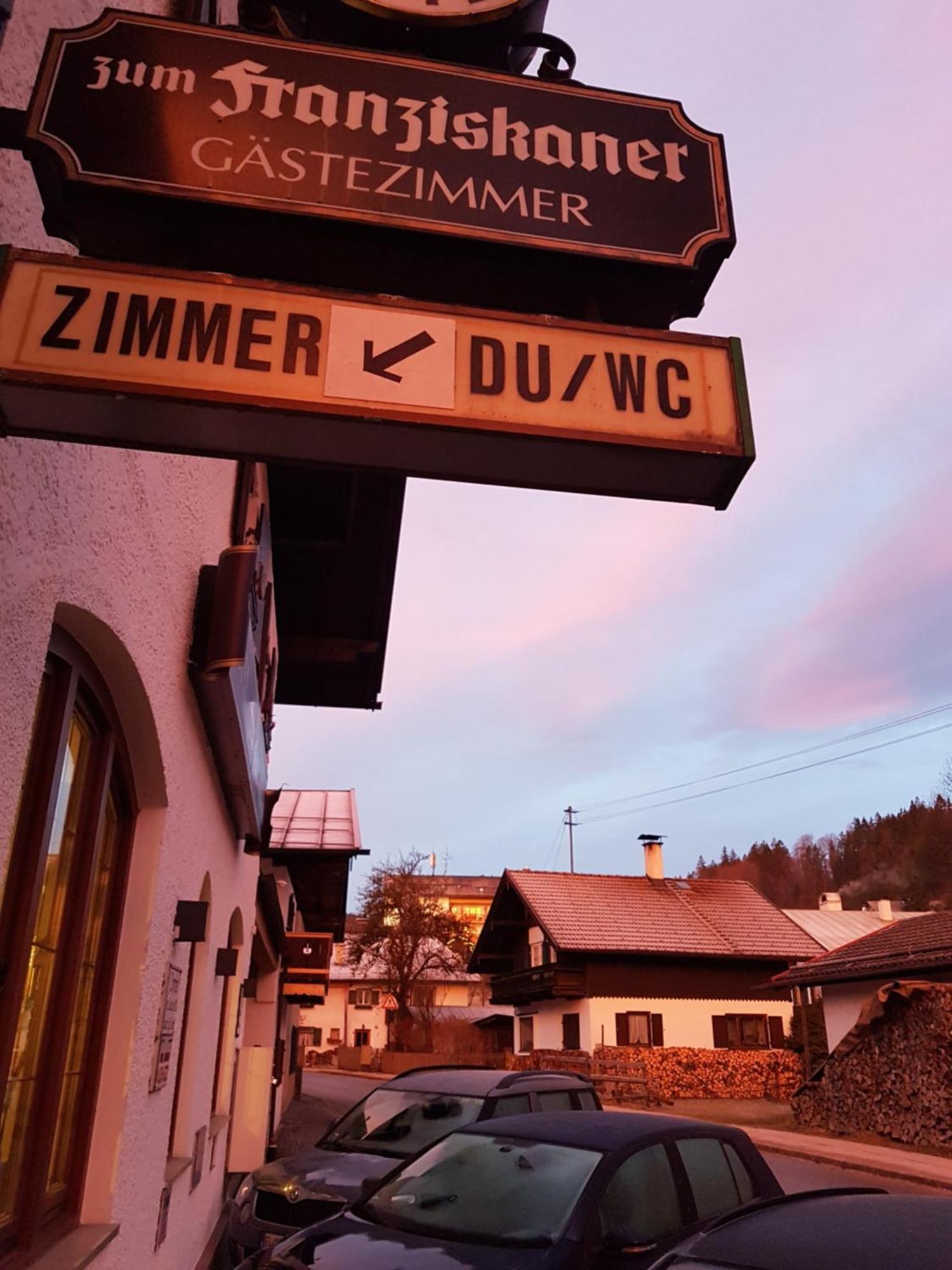 Zum Franziskaner Grainau Exteriör bild